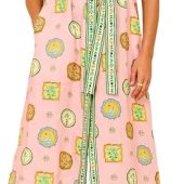 Dokotoo Women 2025 Summer Ruffle Edge Sleeve Dresses Floral Casual Beach Mini Dress with Pocket