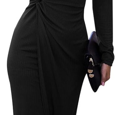 PRETTYGARDEN Summer Dress for Women 2025 Casual Short Sleeve Bow Tie V Neck Ruffle Midi Flowy Dresses