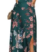 KIRUNDO Spring Dresses for Women 2025 Long Sleeve Ruffle Mock Neck Tiered Mini Babydoll Casual Flowy Swing Tunic Shift Dress