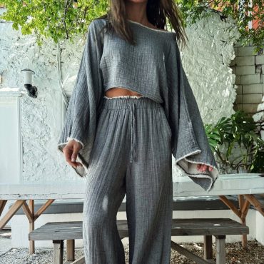 Anthracite Cotton Pants,Yoga Boho Pants,Hippie Trousers,Wide Leg Casual Pants,Elastic,Summer Fall Outfit,Harem Pants,Festival,Lounge Wear